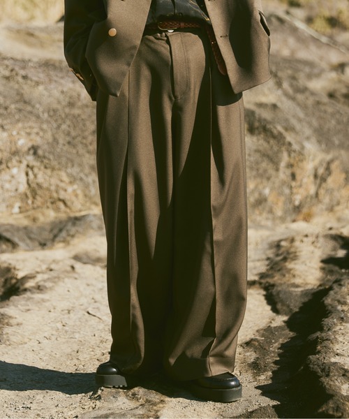 CASPER JOHN（キャスパージョン）の「Daddy slacks/ダディスラックス（スラックス・メンズ・オリーブ/ブラック/ネイビー・SMALL/MEDIUM/LARGE）」の18枚目の写真