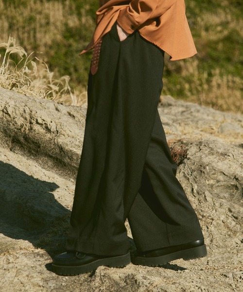 CASPER JOHN（キャスパージョン）の「Daddy slacks/ダディスラックス（スラックス・メンズ・オリーブ/ブラック/ネイビー・SMALL/MEDIUM/LARGE）」の22枚目の写真