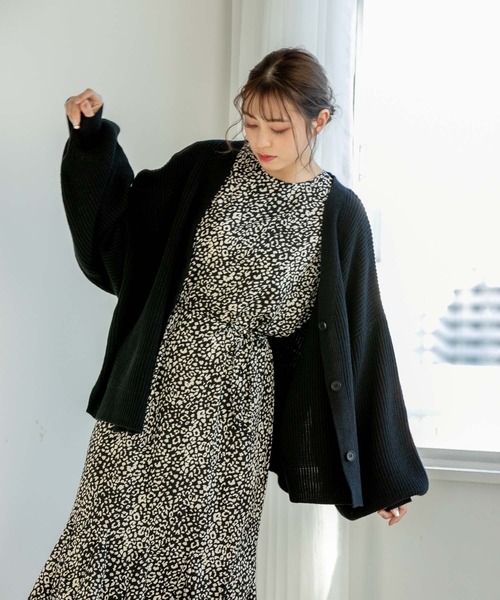 fifth(フィフス)の「【スタイリストレコメンド】レオパードマーメイドワンピース(ワンピース・レディース・ブラック・M)」の22枚目の写真