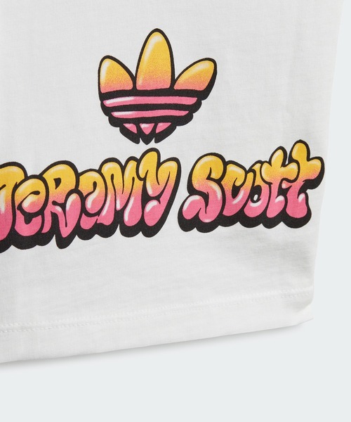 adidas Originals（アディダスオリジナルス）の「ジェレミー・スコットTシャツ / アディダスオリジナルス（Tシャツ/カットソー・キッズ・ホワイト・80/90/100/60/70）」の3枚目の写真