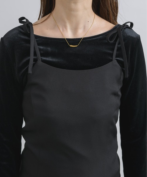 NEUNA(ヌナ)の「【大人のフレアな落ち感。】フレアリボンウエストギャザーロングワンピース(ワンピース・レディース・ブラウン/アイボリー/ブラック・SMALL/MEDIUM/LARGE)」の20枚目の写真