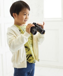 ヨーク切替ジップアップフーディ■80~140cm