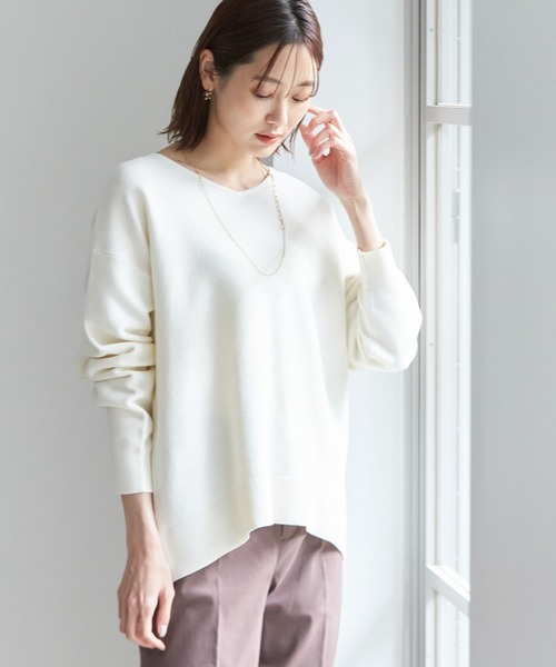 セール】トリプルイージーVプルオーバー/163495（ニット/セーター