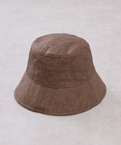 un dix cors（アンディコール）の「雑材バケットハット（ハット・レディース・ブラック/ブラウン・FREE）」の9枚目の写真