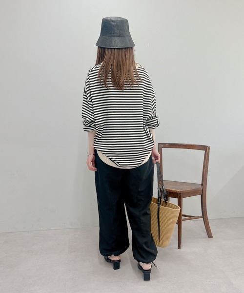 un dix cors（アンディコール）の「雑材バケットハット（ハット・レディース・ブラック/ブラウン・FREE）」の3枚目の写真