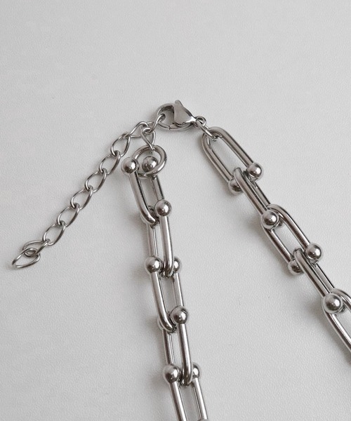 blackdia ocean(ブラックダイヤオーシャン)の「blackdia ocean ホースシューチェーンネックレス(ネックレス・レディース・シルバー/ゴールド/ピンクゴールド/ゴールド系その他/シルバー系その他・41cm/FREE)」の9枚目の写真