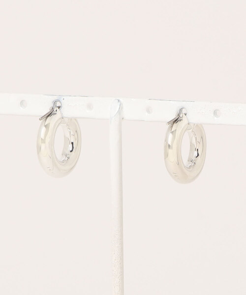 JANESMITH（ジェーンスミス）の「JANESMITH ジェーンスミス / TINY AND ROUND HOOP EARRING フープピアス / 23SAC-#736L（ピアス（両耳用）・レディース・シルバー/ゴールド・FREE）」の9枚目の写真