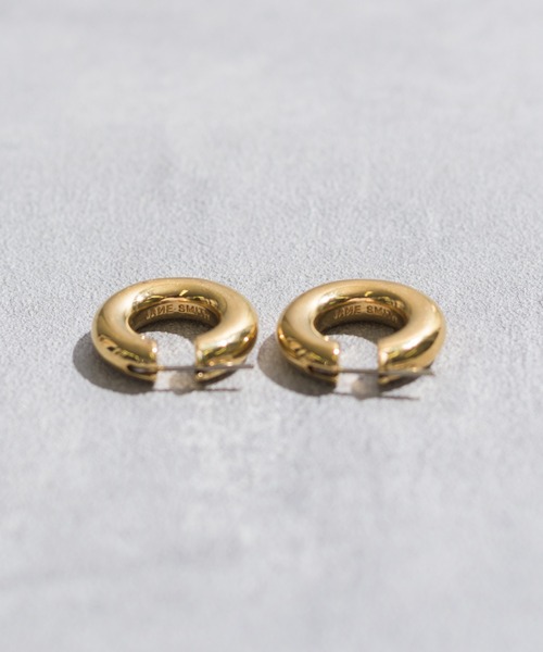 JANESMITH（ジェーンスミス）の「JANESMITH ジェーンスミス / TINY AND ROUND HOOP EARRING フープピアス / 23SAC-#736L（ピアス（両耳用）・レディース・シルバー/ゴールド・FREE）」の5枚目の写真