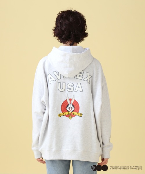 AVIREX（アヴィレックス）の「《WB/AVIREX》LOONEY TUNES COLLECTION　PULL OVER PARKA（パーカー・レディース・ブラック/グレー系その他3・F）」の5枚目の写真