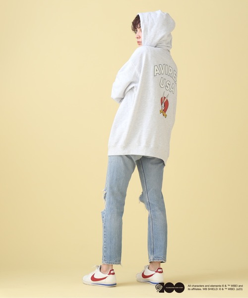 AVIREX（アヴィレックス）の「《WB/AVIREX》LOONEY TUNES COLLECTION　PULL OVER PARKA（パーカー・レディース・ブラック/グレー系その他3・F）」の7枚目の写真