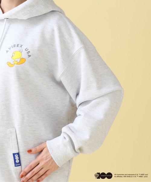 AVIREX（アヴィレックス）の「《WB/AVIREX》LOONEY TUNES COLLECTION　PULL OVER PARKA（パーカー・レディース・ブラック/グレー系その他3・F）」の10枚目の写真