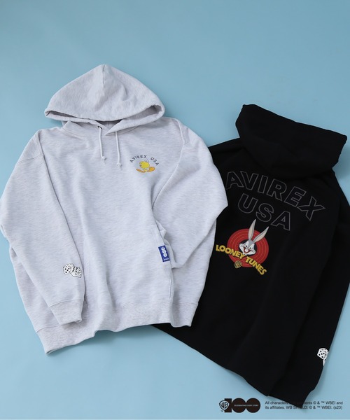 AVIREX（アヴィレックス）の「《WB/AVIREX》LOONEY TUNES COLLECTION　PULL OVER PARKA（パーカー・レディース・ブラック/グレー系その他3・F）」の16枚目の写真