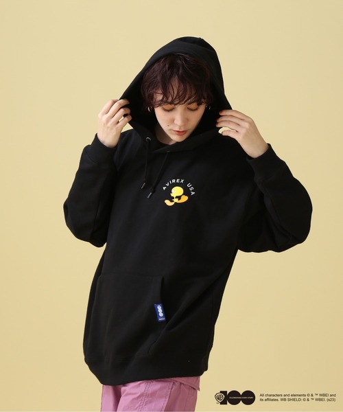 AVIREX（アヴィレックス）の「《WB/AVIREX》LOONEY TUNES COLLECTION　PULL OVER PARKA（パーカー・レディース・ブラック/グレー系その他3・F）」の17枚目の写真