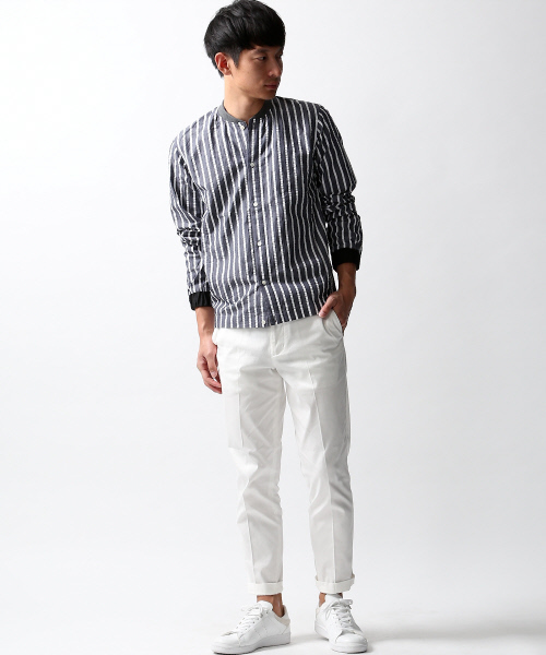 ABAHOUSE（アバハウス）の「オーバーダイチノパンツ（チノパンツ・メンズ・ホワイト/グレー/サックスブルー/ネイビー・2/4/3/1）」の21枚目の写真