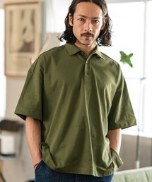 mt8319-サイドスリット入りAラインポロシャツ