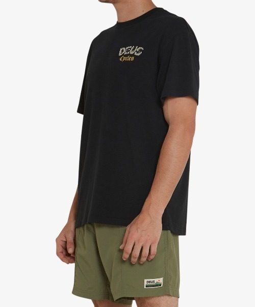 DEUS EX MACHINA（デウスエクスマキナ）の「TANGERINE TEE（Tシャツ/カットソー・メンズ・オリーブ/ブラック・MEDIUM/LARGE/SMALL）」の6枚目の写真