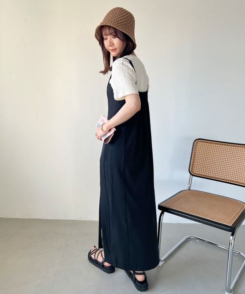 CLEA(クレア)の「クロシェ編みバケットハット(ハット・レディース・ブラック/アイボリー/ナチュラル・FREE)」の18枚目の写真