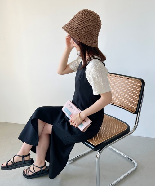 CLEA（クレア）の「クロシェ編みバケットハット（ハット）」 - WEAR