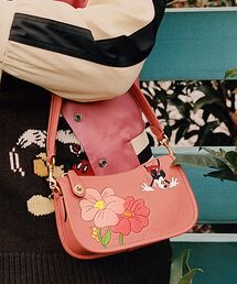 ＜COACH＞リジェネラティブレザーミッキーマウスアンド フラワー COACH＞リジェネラティブレザーミッキーマウスアンド フラワー