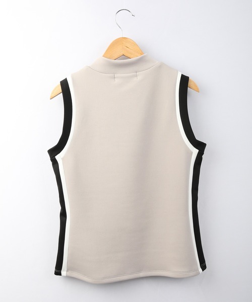 CECIL McBEE（セシルマクビー）の「CECIL McBEE green バイカラーノースリーブモックネック　GOLF（タンクトップ・レディース・グレー/ベージュ・2/1）」の13枚目の写真