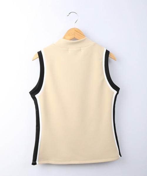 CECIL McBEE（セシルマクビー）の「CECIL McBEE green バイカラーノースリーブモックネック　GOLF（タンクトップ・レディース・グレー/ベージュ・2/1）」の16枚目の写真