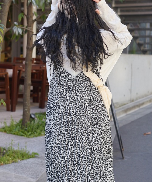 CIAOPANIC TYPY（チャオパニックティピー）の「アソートキャミワンピース（ワンピース・レディース・ブラック/ホワイト/チャコールグレー・ONE SIZE）」の7枚目の写真