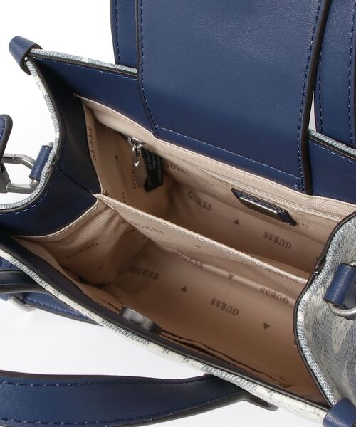 Guess（ゲス）の「SILVANA 2 Cmprtmnt Mini Tote（トートバッグ・レディース・インディゴブルー・ONE SIZE）」の3枚目の写真