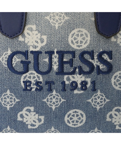 Guess（ゲス）の「SILVANA 2 Cmprtmnt Mini Tote（トートバッグ・レディース・インディゴブルー・ONE SIZE）」の4枚目の写真