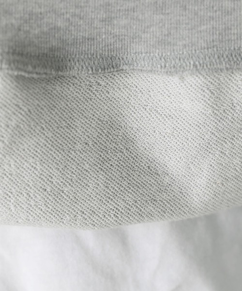 ASTRONOMY（アストロノミー）の「ビッグシルエットスキッパー衿裏毛スウェット（スウェット・メンズ・杢グレー/ブラック/スミクロ・L/M）」の6枚目の写真