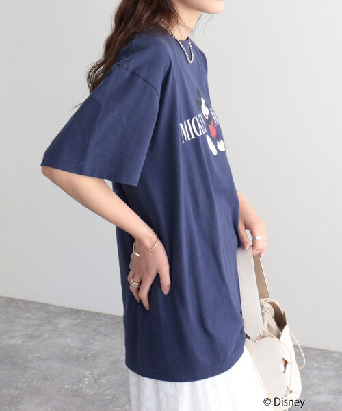 GOOD ROCK SPEED（グッドロックスピード）の「【GOOD ROCK SPEED/グッドロックスピード】MICKEY Tシャツ（Tシャツ/カットソー・レディース・ネイビー/オフホワイト・FREE）」の14枚目の写真