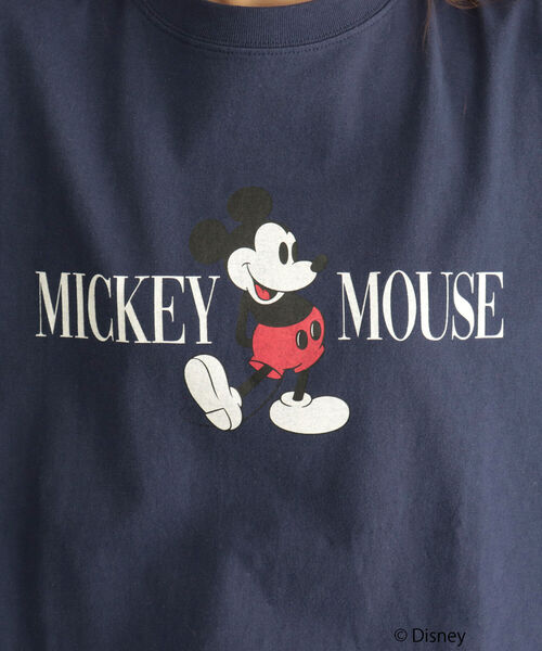 GOOD ROCK SPEED（グッドロックスピード）の「【GOOD ROCK SPEED/グッドロックスピード】MICKEY Tシャツ（Tシャツ/カットソー・レディース・ネイビー/オフホワイト・FREE）」の20枚目の写真