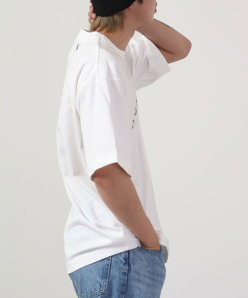 Sunny Smith(サニースミス)の「Sunnysmith へビーオンス Cool Smith ロゴプリント Tシャツ 半袖(Tシャツ/カットソー・メンズ・チャコールグレー/オフホワイト/レッド・M/L)」の7枚目の写真