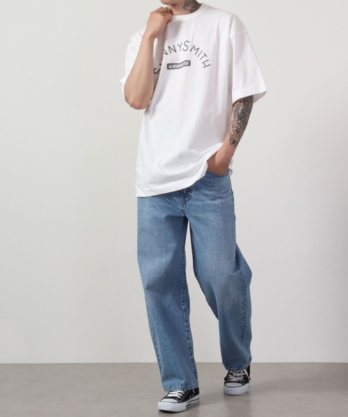Sunny Smith(サニースミス)の「Sunnysmith へビーオンス Cool Smith ロゴプリント Tシャツ 半袖(Tシャツ/カットソー・メンズ・チャコールグレー/オフホワイト/レッド・M/L)」の8枚目の写真