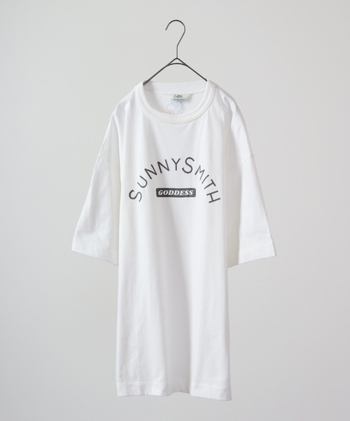 Sunny Smith(サニースミス)の「Sunnysmith へビーオンス Cool Smith ロゴプリント Tシャツ 半袖(Tシャツ/カットソー・メンズ・チャコールグレー/オフホワイト/レッド・M/L)」の10枚目の写真