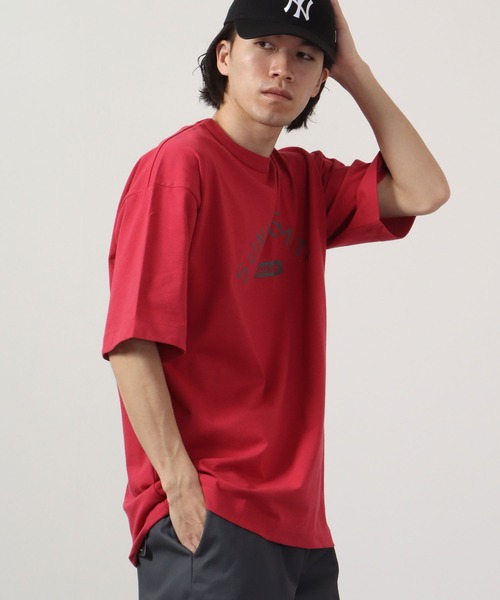 Sunny Smith(サニースミス)の「Sunnysmith へビーオンス Cool Smith ロゴプリント Tシャツ 半袖(Tシャツ/カットソー・メンズ・チャコールグレー/オフホワイト/レッド・M/L)」の21枚目の写真