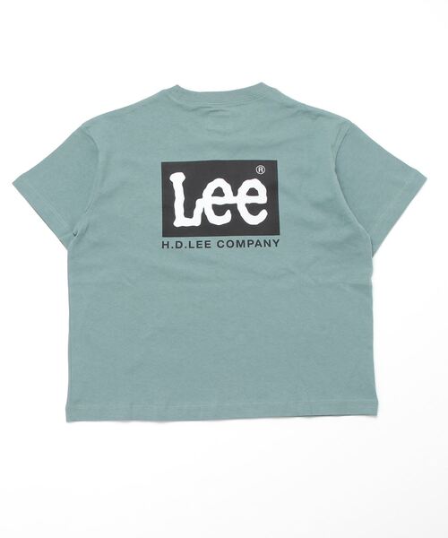 Lee(リー)の「Lee/リー キッズ バックロゴプリントTシャツ(Tシャツ/カットソー・キッズ・ミント/グリーン/ブラック系/ホワイト/ピンク・140cm/150cm/130cm)」の6枚目の写真