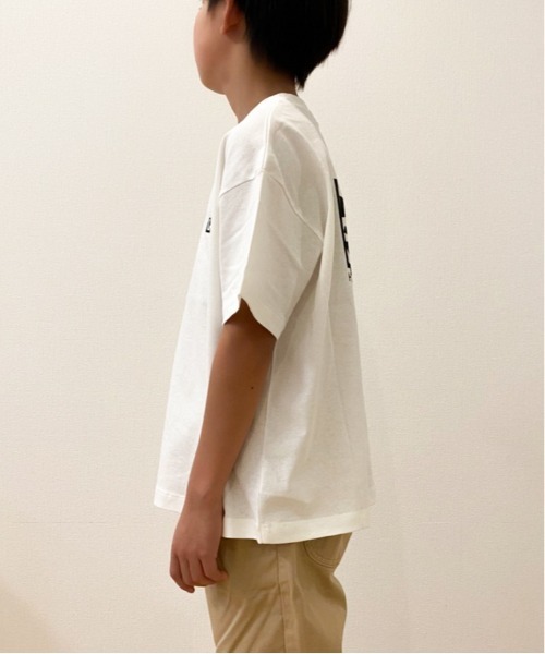Lee(リー)の「Lee/リー キッズ バックロゴプリントTシャツ(Tシャツ/カットソー・キッズ・ミント/グリーン/ブラック系/ホワイト/ピンク・140cm/150cm/130cm)」の18枚目の写真