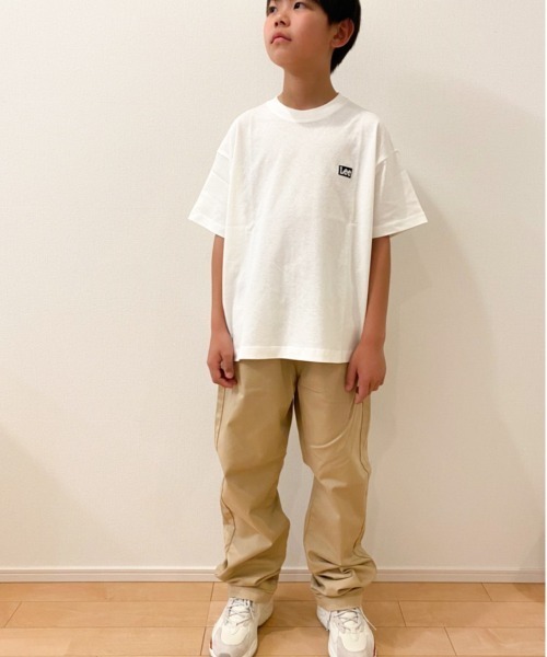 Lee(リー)の「Lee/リー キッズ バックロゴプリントTシャツ(Tシャツ/カットソー・キッズ・ミント/グリーン/ブラック系/ホワイト/ピンク・140cm/150cm/130cm)」の19枚目の写真