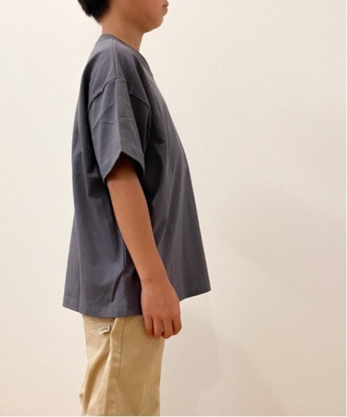 Lee(リー)の「Lee/リー キッズ バックロゴプリントTシャツ(Tシャツ/カットソー・キッズ・ミント/グリーン/ブラック系/ホワイト/ピンク・140cm/150cm/130cm)」の7枚目の写真