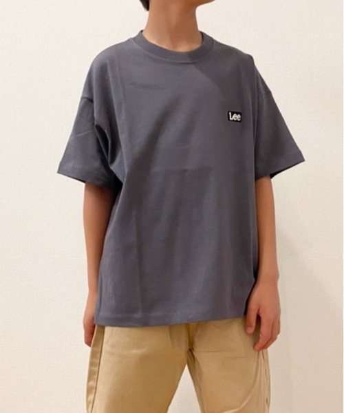 Lee(リー)の「Lee/リー キッズ バックロゴプリントTシャツ(Tシャツ/カットソー・キッズ・ミント/グリーン/ブラック系/ホワイト/ピンク・140cm/150cm/130cm)」の21枚目の写真