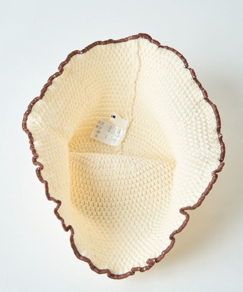 WEGO(ウィゴー)の「WEGO/パイピングニットハット(ハット・レディース・オフホワイト/ブラック/サックスブルー・FREE)」の19枚目の写真