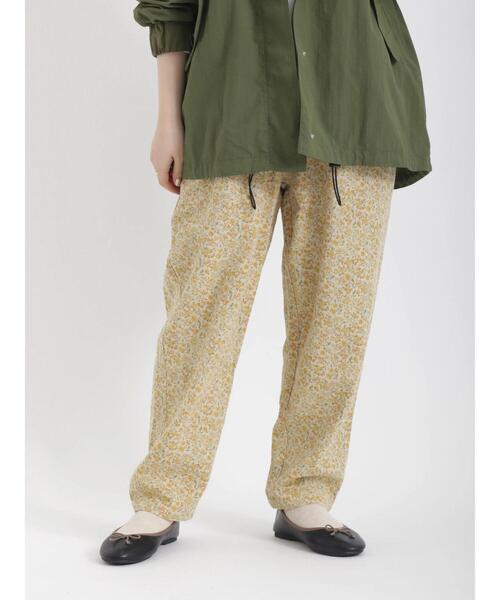 Samansa Mos2（サマンサ モスモス）の「柄アソートテーパードパンツ（その他パンツ・レディース・カーキ/イエロー/ベージュ・ﾌﾘ-）」の4枚目の写真