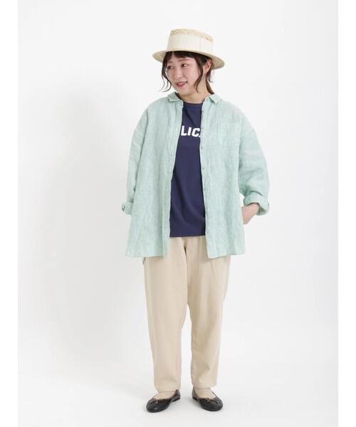 Samansa Mos2（サマンサ モスモス）の「柄アソートテーパードパンツ（その他パンツ・レディース・カーキ/イエロー/ベージュ・ﾌﾘ-）」の5枚目の写真