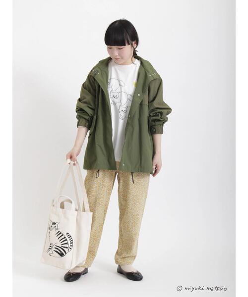 Samansa Mos2（サマンサ モスモス）の「柄アソートテーパードパンツ（その他パンツ・レディース・カーキ/イエロー/ベージュ・ﾌﾘ-）」の10枚目の写真