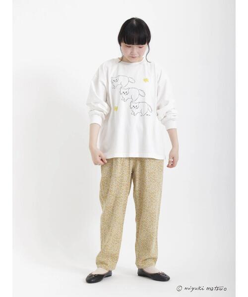 Samansa Mos2（サマンサ モスモス）の「柄アソートテーパードパンツ（その他パンツ・レディース・カーキ/イエロー/ベージュ・ﾌﾘ-）」の13枚目の写真