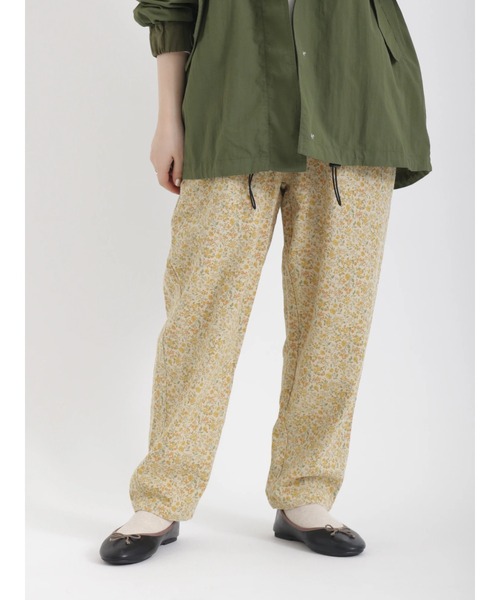 Samansa Mos2（サマンサ モスモス）の「柄アソートテーパードパンツ（その他パンツ・レディース・カーキ/イエロー/ベージュ・ﾌﾘ-）」の3枚目の写真