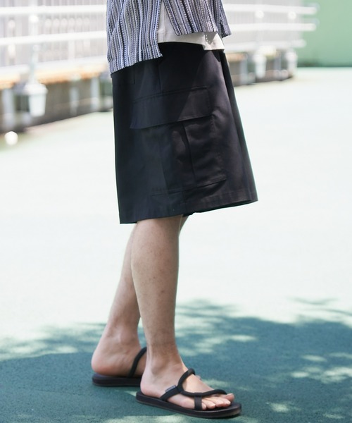 CIAOPANIC TYPY（チャオパニックティピー）の「カーゴショーツ（カーゴパンツ・メンズ・ブラック/ベージュ/カーキ・MEDIUM/LARGE）」の2枚目の写真