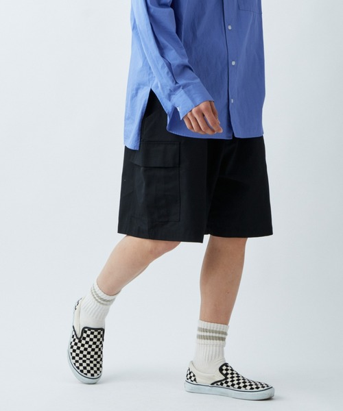 CIAOPANIC TYPY（チャオパニックティピー）の「カーゴショーツ（カーゴパンツ・メンズ・ブラック/ベージュ/カーキ・MEDIUM/LARGE）」の4枚目の写真