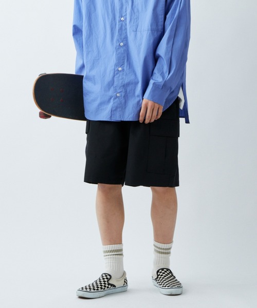 CIAOPANIC TYPY（チャオパニックティピー）の「カーゴショーツ（カーゴパンツ・メンズ・ブラック/ベージュ/カーキ・MEDIUM/LARGE）」の6枚目の写真