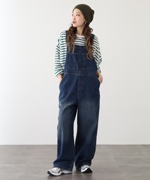 atONE 大人カジュアルデニムサロペット